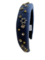 Load image into Gallery viewer, Rounded Star of David Headband

