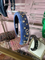 Load image into Gallery viewer, Rounded Star of David Headband
