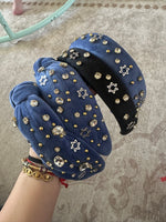 Load image into Gallery viewer, Rounded Star of David Headband
