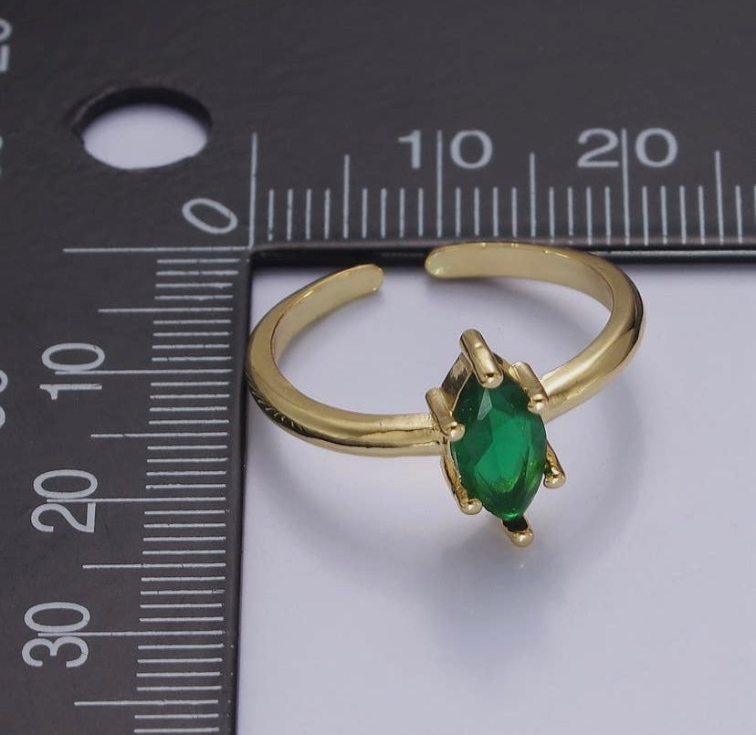 Emerald Marquise Ring