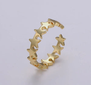 24k Gold filled Celestial Star Ring ⭐️