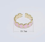 Load image into Gallery viewer, Pink Enamel Ring
