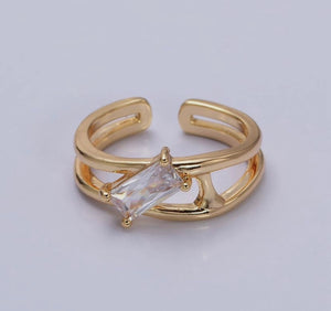 Gold Filled Double Band Ring
