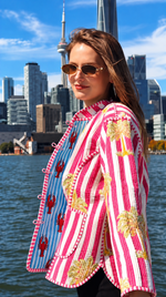 Load image into Gallery viewer, Tropical Quilted Jacket
