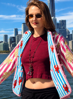Load image into Gallery viewer, Tropical Quilted Jacket
